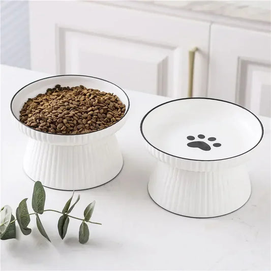 Aesthetic Ceramic Pet Bowl Feeder